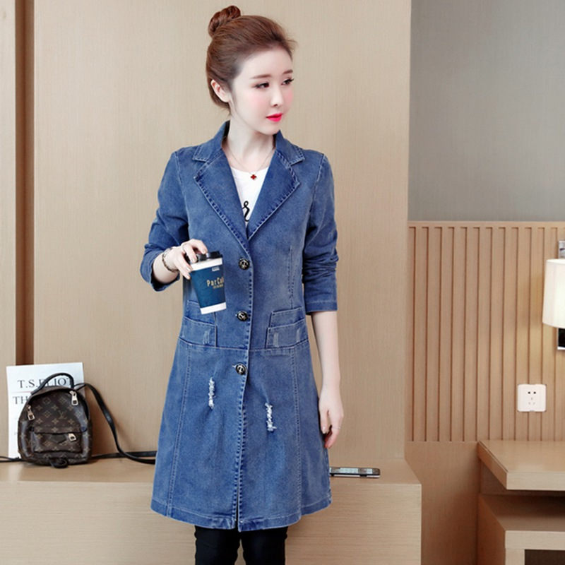 Denim Jacket Women' Spring and Autumn Clothing New Windbreader Fashion Casual Korean Jacket Embroidered Jeans Slim Coat K664, Light blue
Denim Jacket Women' Spring and Autumn Clothing New Windbreader Fashion Casual Korean Jacket Embroidered Jeans Slim Coat K664, Light blue