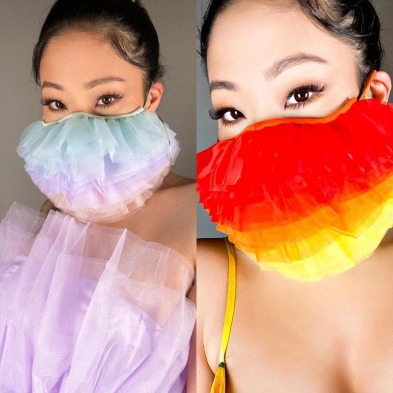 2020 Fashion Summer Tulle Masks Designer DIY Colorful Tulle Mask Party Prom Women Girls Mask Women Custom Made
2020 Fashion Summer Tulle Masks Designer DIY Colorful Tulle Mask Party Prom Women Girls Mask Women Custom Made