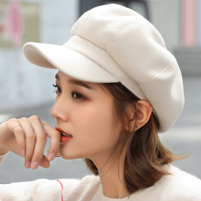 Auutmn Winter Hats for Women Solid Plain Octagonal Newsboy Cap Men Ladies Casual Wool Hat Winter Beret Women Painter Cap, Black
Auutmn Winter Hats for Women Solid Plain Octagonal Newsboy Cap Men Ladies Casual Wool Hat Winter Beret Women Painter Cap, Black