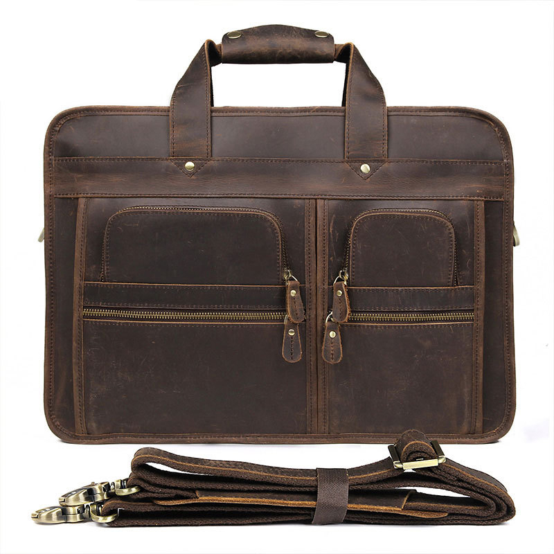 Men briefcase genuine leather business Office handbag 17 inch laptop large shoulder bag vintage messenger bags luxury male totes, Black
Men briefcase genuine leather business Office handbag 17 inch laptop large shoulder bag vintage messenger bags luxury male totes, Black