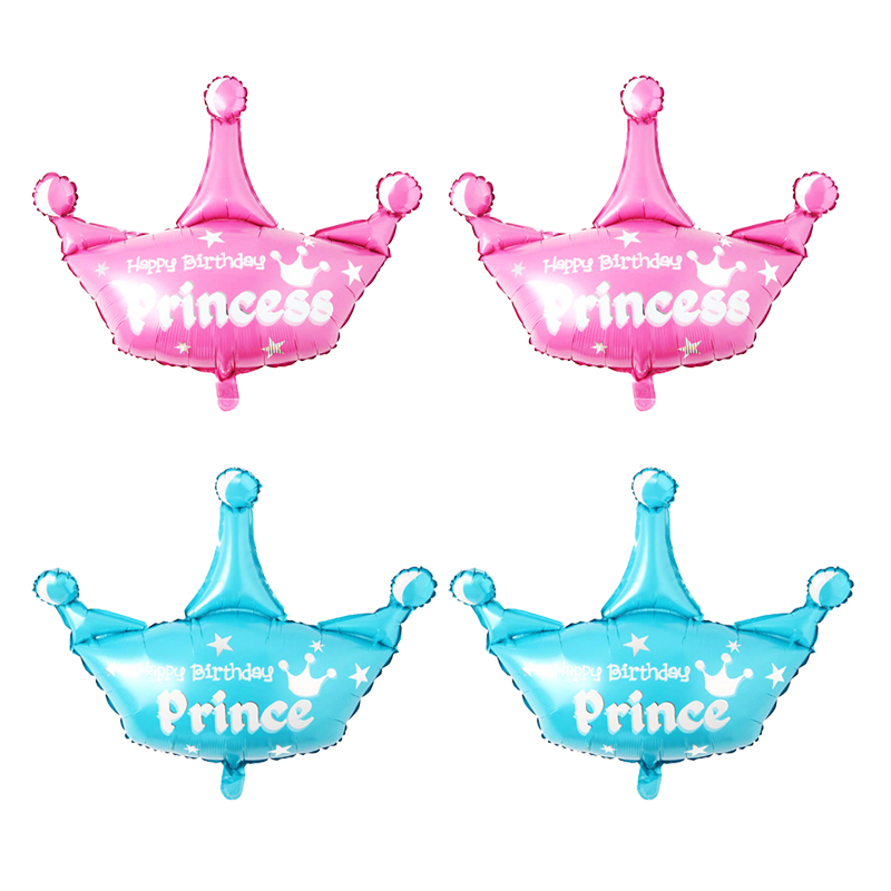 Happy Birthday Prince Princess Crown Balloons Large 40*40cm Birthday Party Decorations Kids Crown Balloons Baby Shower Supplies
Happy Birthday Prince Princess Crown Balloons Large 40*40cm Birthday Party Decorations Kids Crown Balloons Baby Shower Supplies
