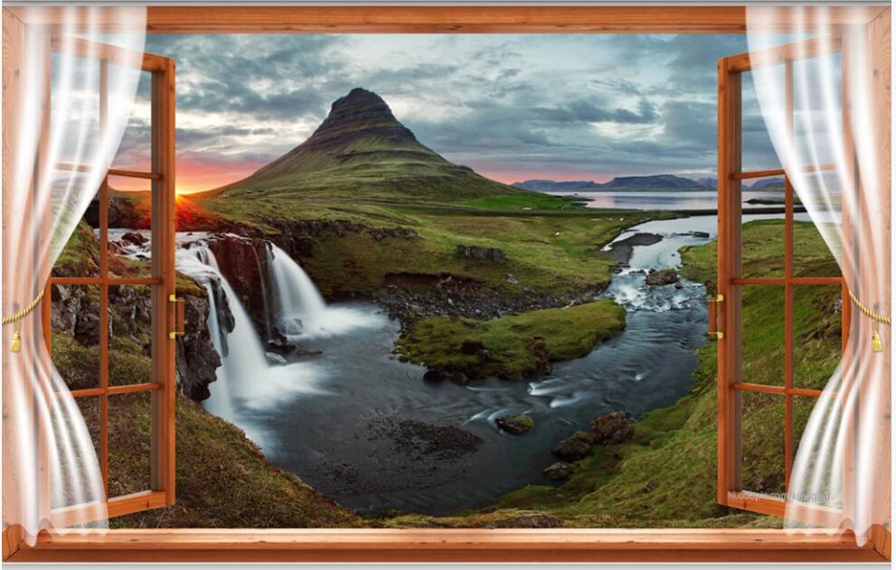 3d photo wallpaper custom mural on the wall Beautiful window waterfall scenery home decor wallpaper for walls 3 d in the living room, Non-woven wallpaper
3d photo wallpaper custom mural on the wall Beautiful window waterfall scenery home decor wallpaper for walls 3 d in the living room, Non-woven wallpaper