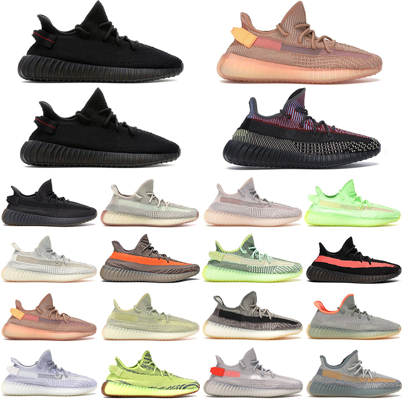 2020 kanye west men women running shoes Zyon Black white red Beluga Cinder Static Reflective Marsh Yecheil mens trainers outdoor sneaker