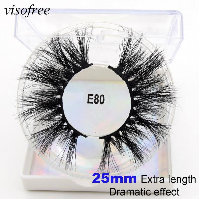 Visofree 25mm Lashes Thick False Eyelashes Criss-cross Long Dramatic High Volume Mink Eyelash Extension makeup eyelash box E80
Visofree 25mm Lashes Thick False Eyelashes Criss-cross Long Dramatic High Volume Mink Eyelash Extension makeup eyelash box E80