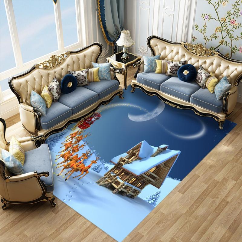 Anti-Slip Bathroom Carpet Cartoon Elk Christmas House Snow Floor Carpet Holiday Decorative Floor Mats Polyester Hallway Doormat, Color-1
Anti-Slip Bathroom Carpet Cartoon Elk Christmas House Snow Floor Carpet Holiday Decorative Floor Mats Polyester Hallway Doormat, Color-1