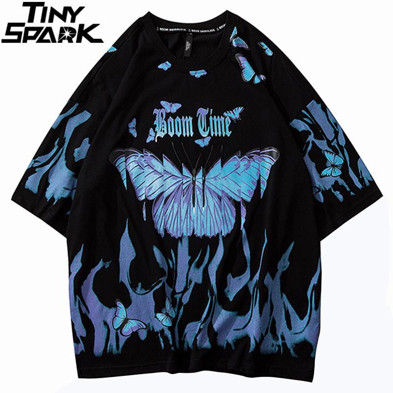 2020 Mens Hip Hop T Shirts Blue Fire Flame Butterfly Streetwear Tshirt Harajuku Summer Short Sleeve T-Shirt Cotton Tops Tees, White 
2020 Mens Hip Hop T Shirts Blue Fire Flame Butterfly Streetwear Tshirt Harajuku Summer Short Sleeve T-Shirt Cotton Tops Tees, White