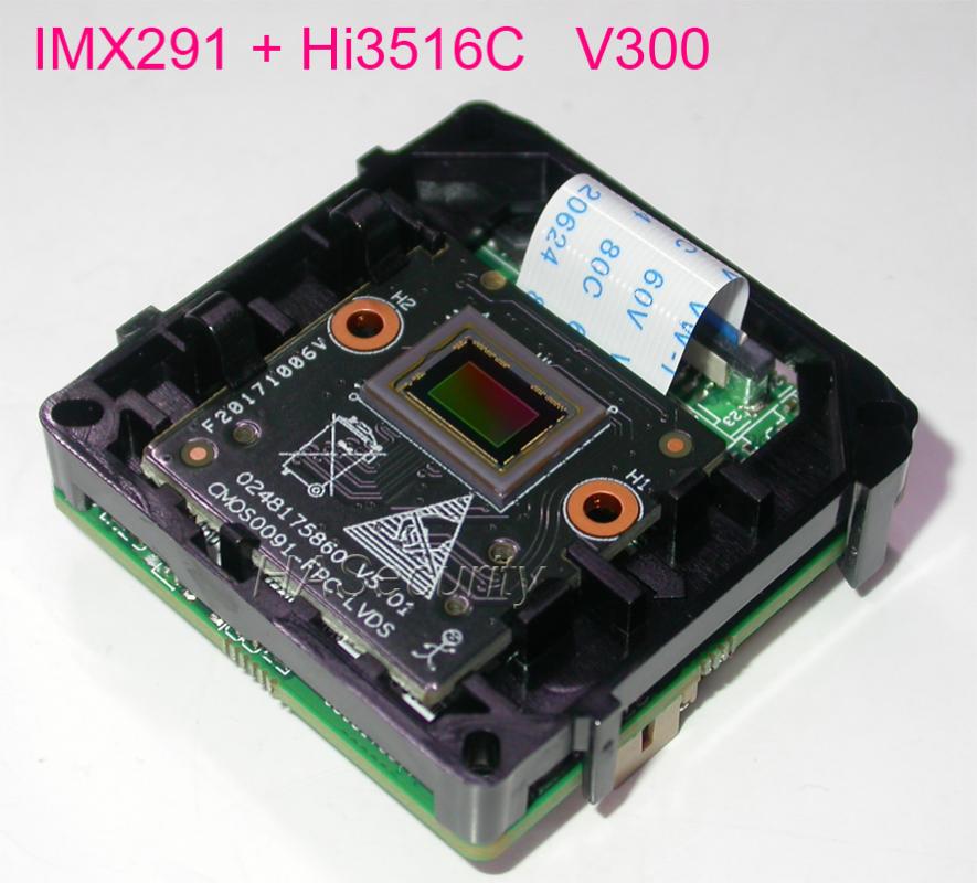 Intelligent Analysis H.265 / H.264 IPC 1/2.8" Sony STARVIS IMX291 CMOS sensor + Hi3516C V300 IP CCTV camera PCB board module
Intelligent Analysis H.265 / H.264 IPC 1/2.8" Sony STARVIS IMX291 CMOS sensor + Hi3516C V300 IP CCTV camera PCB board module
