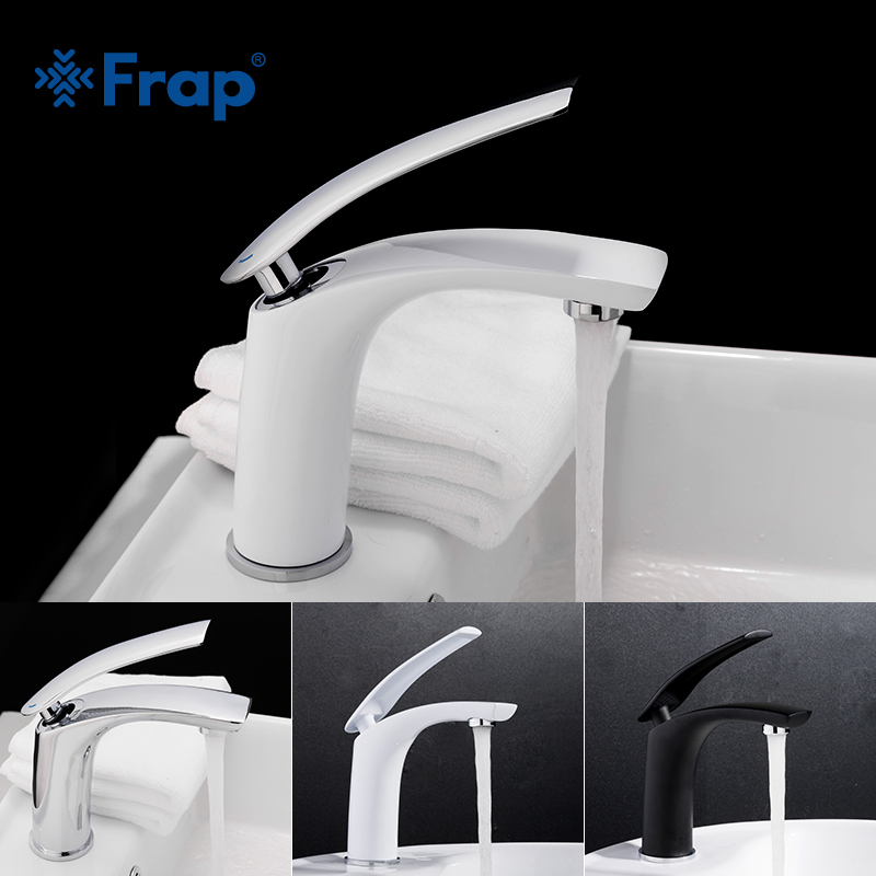 Frap 4 colors bath Basin Faucet Bathroom Faucets taps Solid White black Brass Cold & Hot Water Single Handle Sink Tap Mixer
Frap 4 colors bath Basin Faucet Bathroom Faucets taps Solid White black Brass Cold & Hot Water Single Handle Sink Tap Mixer