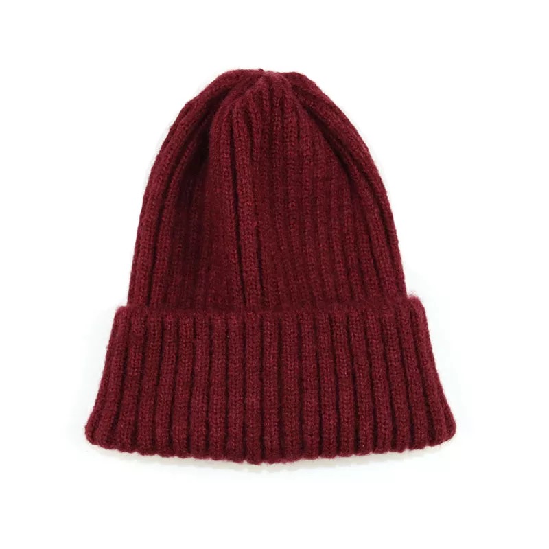 Children Campaniform Hat Simple Versatile Woolen Caps Candy Color 10 Colors Knitted Kids Beanie Wholesale