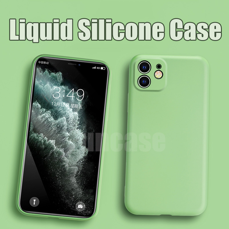Original Official Liquid Silicone Shockproof TPU Rubber Soft Case Candy Cover For iPhone 12 Mini 11 Pro Max XS XR X 8 7 6 6S Plus SE 2020, Black
Original Official Liquid Silicone Shockproof TPU Rubber Soft Case Candy Cover For iPhone 12 Mini 11 Pro Max XS XR X 8 7 6 6S Plus SE 2020, Black