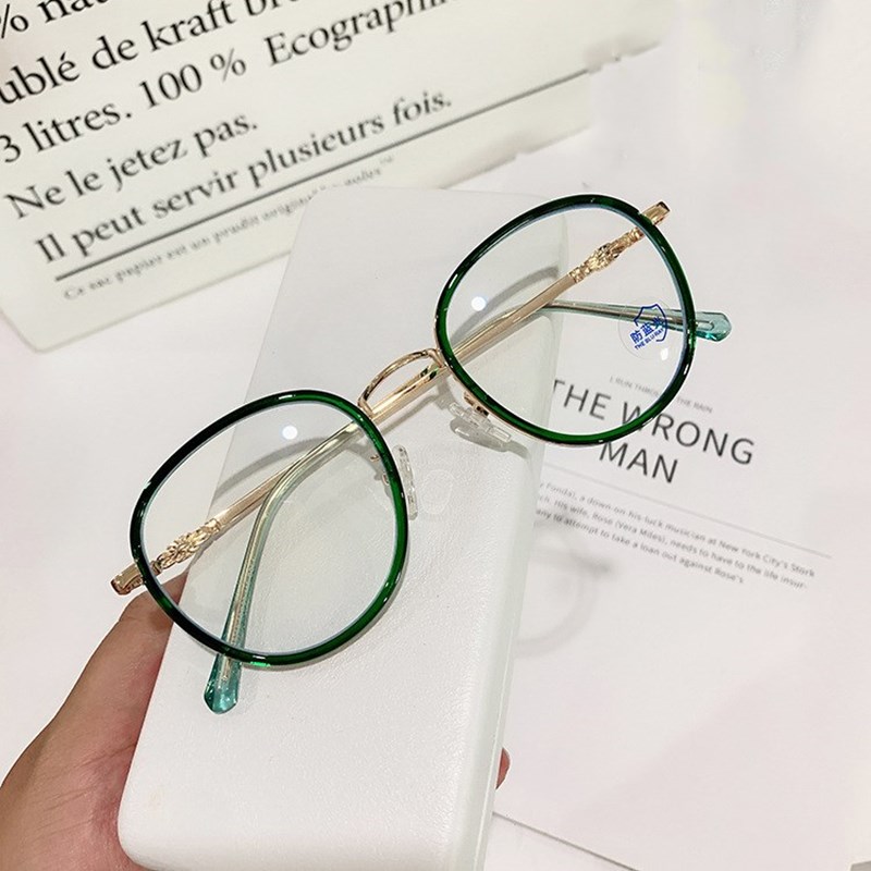 2020 New Optics Myopia Glasses Anti-blue Light Women Eyeglasses Rounds Metal Glasses Men Computer Eye Fashion Vintage
2020 New Optics Myopia Glasses Anti-blue Light Women Eyeglasses Rounds Metal Glasses Men Computer Eye Fashion Vintage