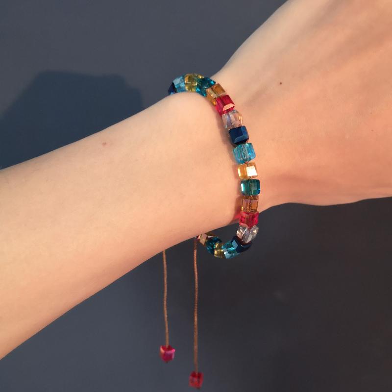 Charm Bracelets Rinhoo Multicolor Crystal Beaded Adjustable Rope Bracelet Shiny Beads Wedding Party Jewelry Gift For Women Girls
Charm Bracelets Rinhoo Multicolor Crystal Beaded Adjustable Rope Bracelet Shiny Beads Wedding Party Jewelry Gift For Women Girls