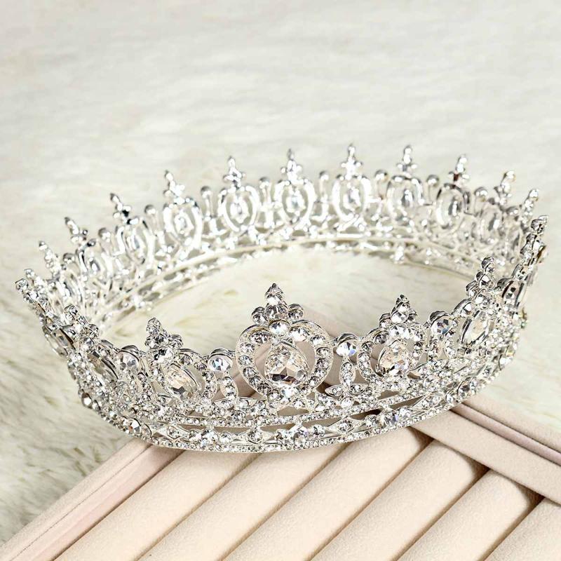 Vintage Wedding Round Crystal Rhinestone Crown Bridal Baroque Queen King Tiara Crowns for Women Party Hair Jewelry Accessories
Vintage Wedding Round Crystal Rhinestone Crown Bridal Baroque Queen King Tiara Crowns for Women Party Hair Jewelry Accessories