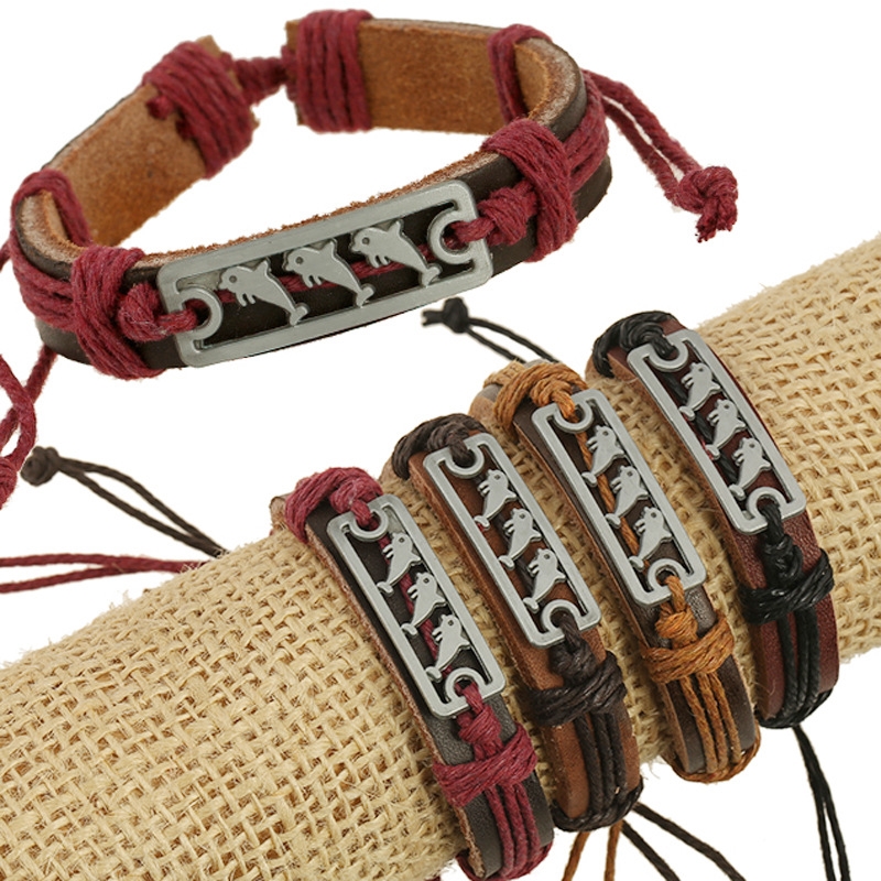 2020 Korean Men's Leather Bracelet New Alloy Dolphin Charm Bracelets for Unisex Fashion Jewelry Accessories Gift for Friend
2020 Korean Men's Leather Bracelet New Alloy Dolphin Charm Bracelets for Unisex Fashion Jewelry Accessories Gift for Friend