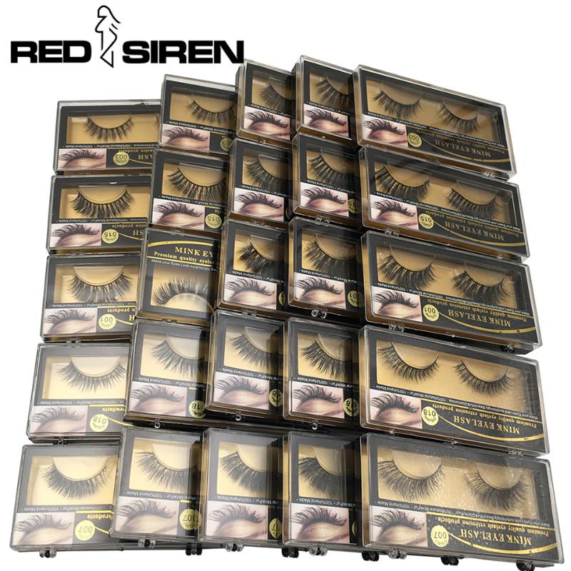 RED SIREN 50 Pairs / Lot Eyelashes Mink Lashes Wholesale Bulk 8 Styles Natural Eyelashes Makeup Tool Fake
RED SIREN 50 Pairs / Lot Eyelashes Mink Lashes Wholesale Bulk 8 Styles Natural Eyelashes Makeup Tool Fake