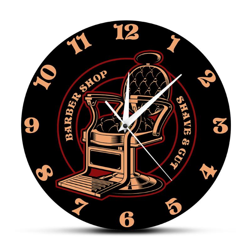 Barbershop Chair Vintage Logo Silent Wall Clock Barber Shop Decor Hanging Wall Watch Great Gift for Barbers and Hair Stylists
Barbershop Chair Vintage Logo Silent Wall Clock Barber Shop Decor Hanging Wall Watch Great Gift for Barbers and Hair Stylists