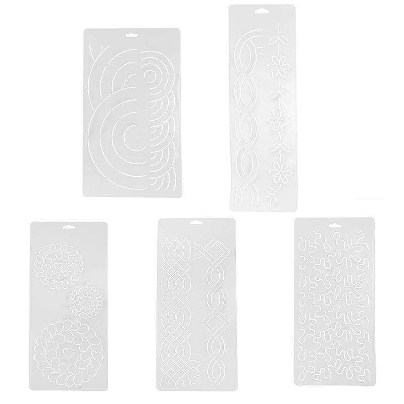 Plastic Semi-transparent Stencil Plastic Quilting Template for Embroidery Patchwork DIY Sewing Craft Tools - 40x20cm
Plastic Semi-transparent Stencil Plastic Quilting Template for Embroidery Patchwork DIY Sewing Craft Tools - 40x20cm