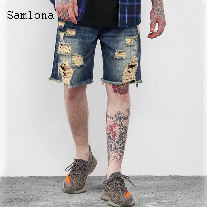 Samlona Denim Shorts Mens Fashion Skinny Jeans Male 2020 Hole Ripped Short Pants Streetwear Male Denim Jeans Zip up Men Bottoms, Black
Samlona Denim Shorts Mens Fashion Skinny Jeans Male 2020 Hole Ripped Short Pants Streetwear Male Denim Jeans Zip up Men Bottoms, Black