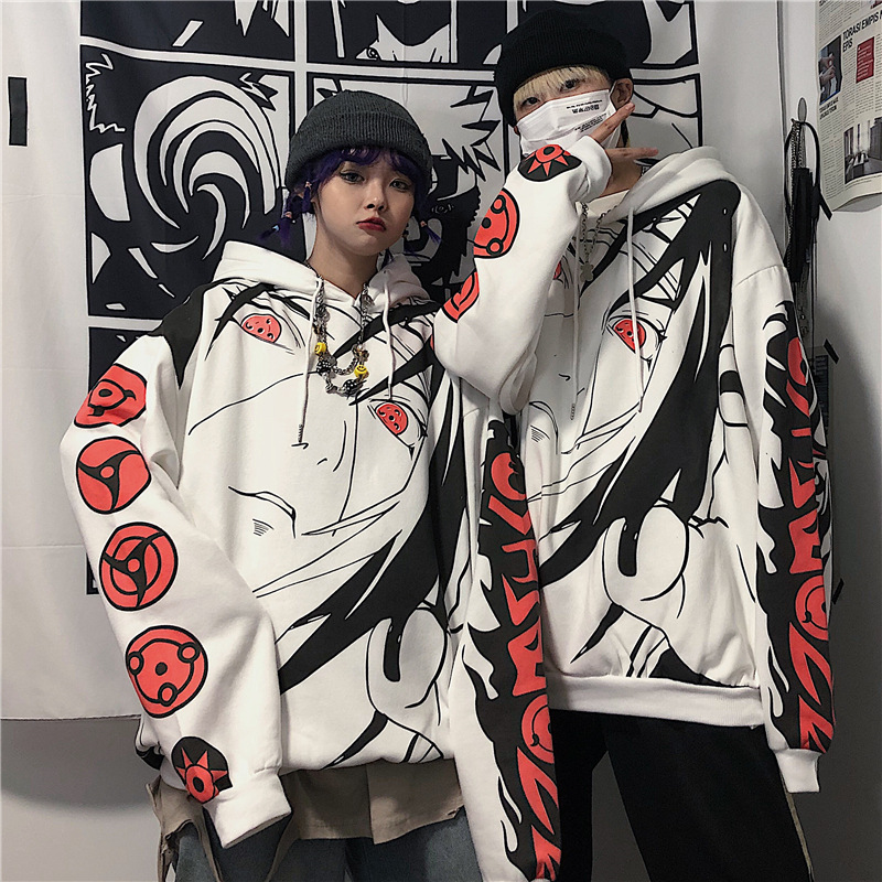 Women Hoodies Autumn Naruto Anime Uchiha Itachi blood round eyes pattern plus velvet sweater men sweatshirts Lovers hip-hop tops, White
Women Hoodies Autumn Naruto Anime Uchiha Itachi blood round eyes pattern plus velvet sweater men sweatshirts Lovers hip-hop tops, White
