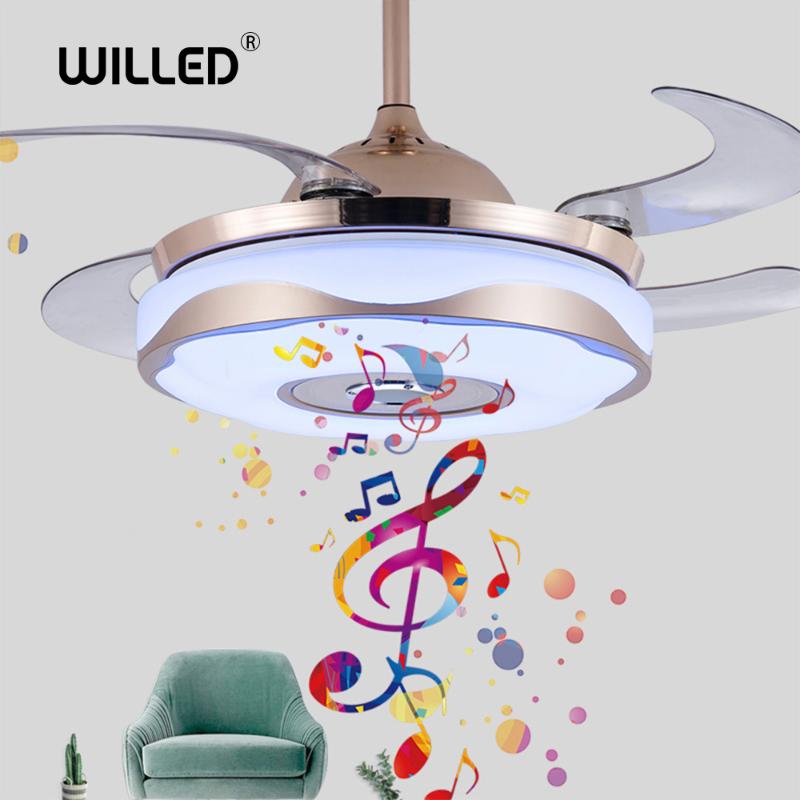 Modern 36-inch/42-inch invisible fan lamp 200v mobile phone APP Bluetooth music remote control home restaurant bedroom LED light
Modern 36-inch/42-inch invisible fan lamp 200v mobile phone APP Bluetooth music remote control home restaurant bedroom LED light