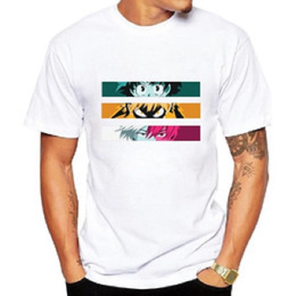 My Hero Academia Anime Mens T-Shirt Japanese Mens Tshirt Short Sleeve anime Printed Tee Shirt Tops for Men Camiseta Masculina lead, Black
My Hero Academia Anime Mens T-Shirt Japanese Mens Tshirt Short Sleeve anime Printed Tee Shirt Tops for Men Camiseta Masculina lead, Black