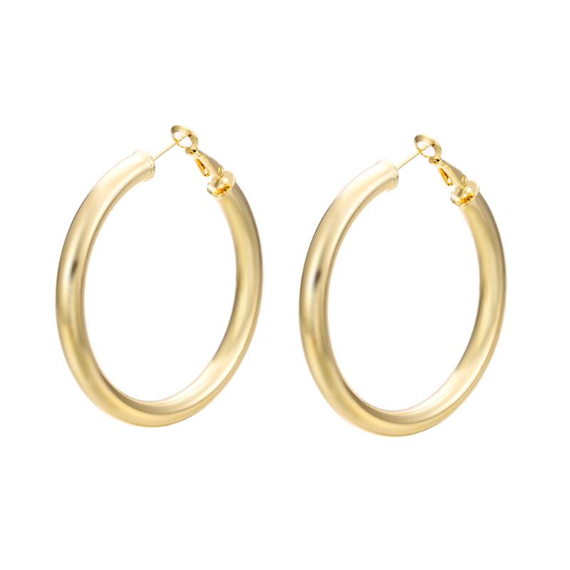 Aesthetic Gold-Plated Fashion Round Circle Women's Earrings Gold Jewelry for Women Aesthetic Piercing Trend
Aesthetic Gold-Plated Fashion Round Circle Women's Earrings Gold Jewelry for Women Aesthetic Piercing Trend