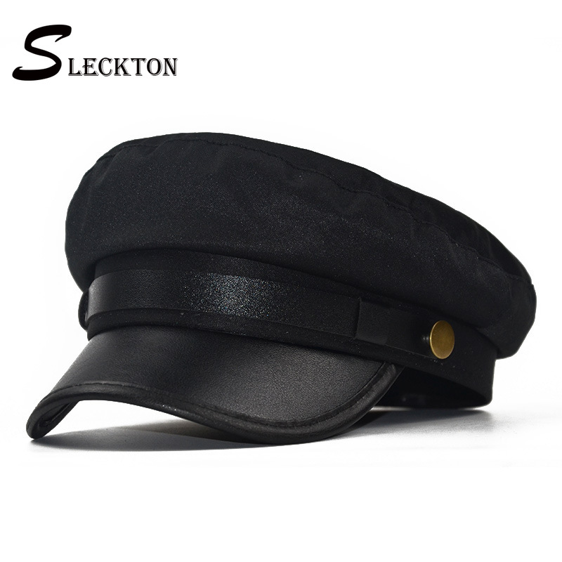 SLECKTON Cotton Flat Top Hat Solid Travel Cadet Hat Captain Cap Berets Octagonal Army Caps Peaked Cap Painter, Black
SLECKTON Cotton Flat Top Hat Solid Travel Cadet Hat Captain Cap Berets Octagonal Army Caps Peaked Cap Painter, Black