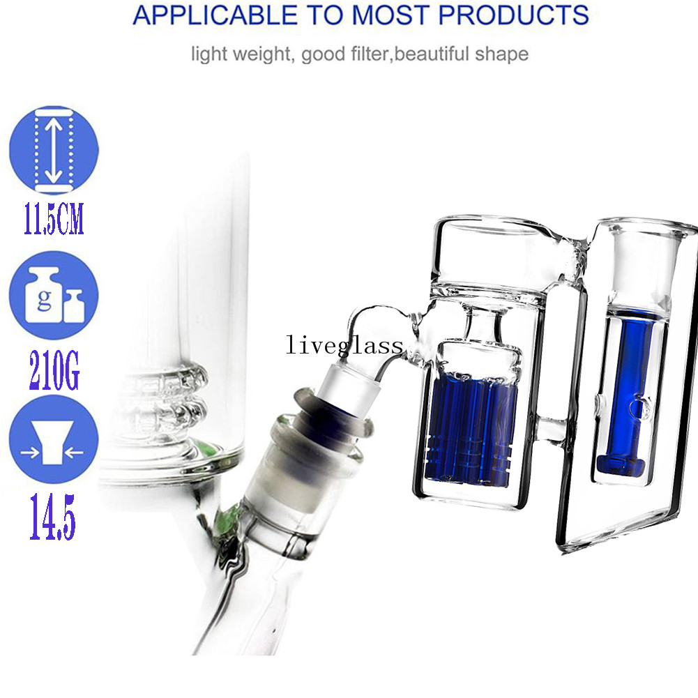 Blue Tobacoo Smoking Hookahs Double Chamber Ashcatcher Shisha Recycler Bubbler With Armtree Inline Perc Beaker Bongs Dab Rigs Accessories
Blue Tobacoo Smoking Hookahs Double Chamber Ashcatcher Shisha Recycler Bubbler With Armtree Inline Perc Beaker Bongs Dab Rigs Accessories