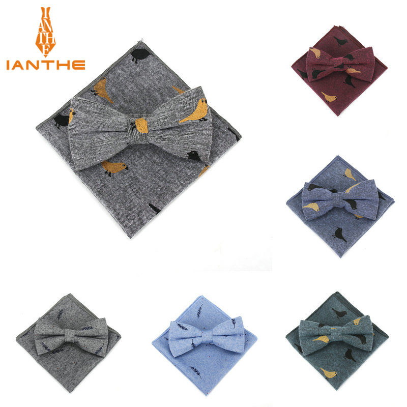 2020 bowknot set Classic cotton Birds Printed CMen Butterfly Bow Tie BowTie Pocket Square Handkerchief Suits Set Leaf Neckwear
2020 bowknot set Classic cotton Birds Printed CMen Butterfly Bow Tie BowTie Pocket Square Handkerchief Suits Set Leaf Neckwear