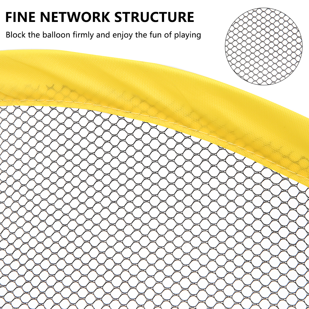 1 Set Folding Football Goal Net Soccer Training Goal Net Tent Kids Indoor Outdoor Play Toys Soccer Ball Practice Gate and Pump LJ2