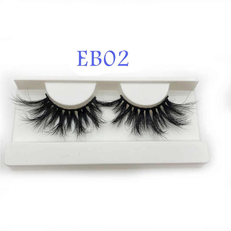 False Eyelashes Buzzme 3D Mink 25mm Lashes Luxury Hand Made Medium Volume Cruelty Free