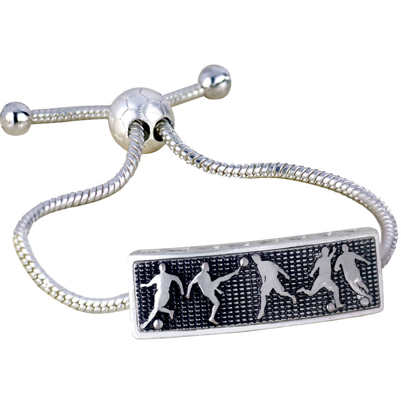 Adjustable Slide Football Bracelet Men Snake Chain Soccer Bracelets Customize Men Sports Hip Hop Jewelry 2020 New
Adjustable Slide Football Bracelet Men Snake Chain Soccer Bracelets Customize Men Sports Hip Hop Jewelry 2020 New