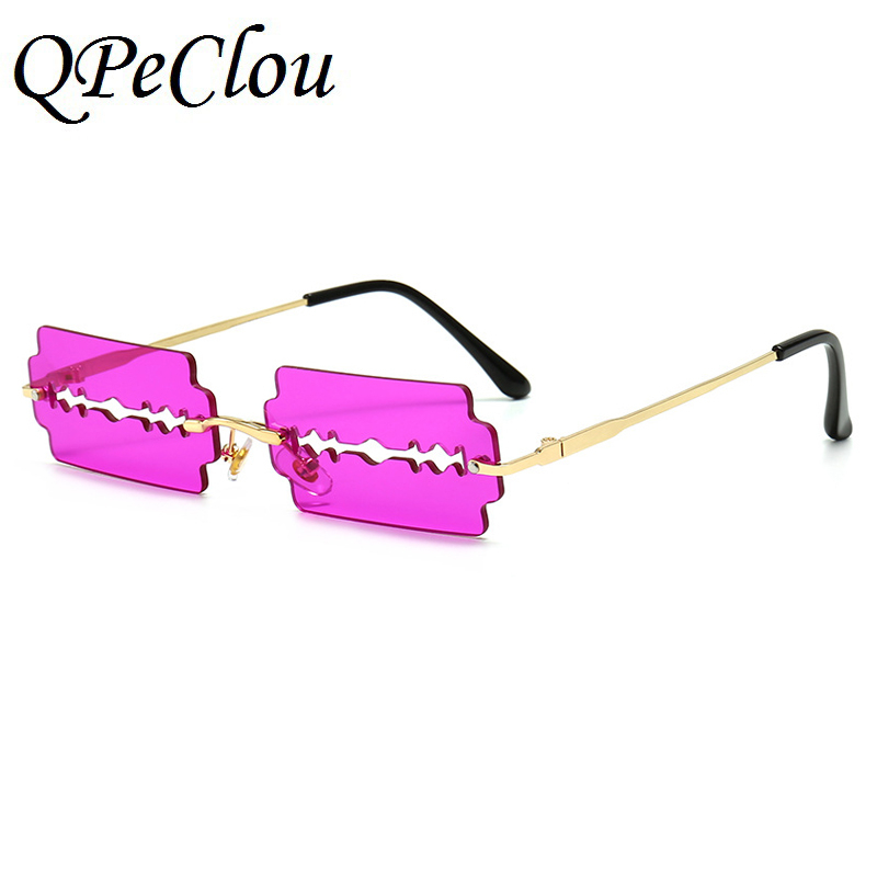QPeClou 2020 New Fashion Colorful Party Sunglasses Women Designer Funny Hollow Blade Sun Glasses Female Rimless Square Shades
QPeClou 2020 New Fashion Colorful Party Sunglasses Women Designer Funny Hollow Blade Sun Glasses Female Rimless Square Shades