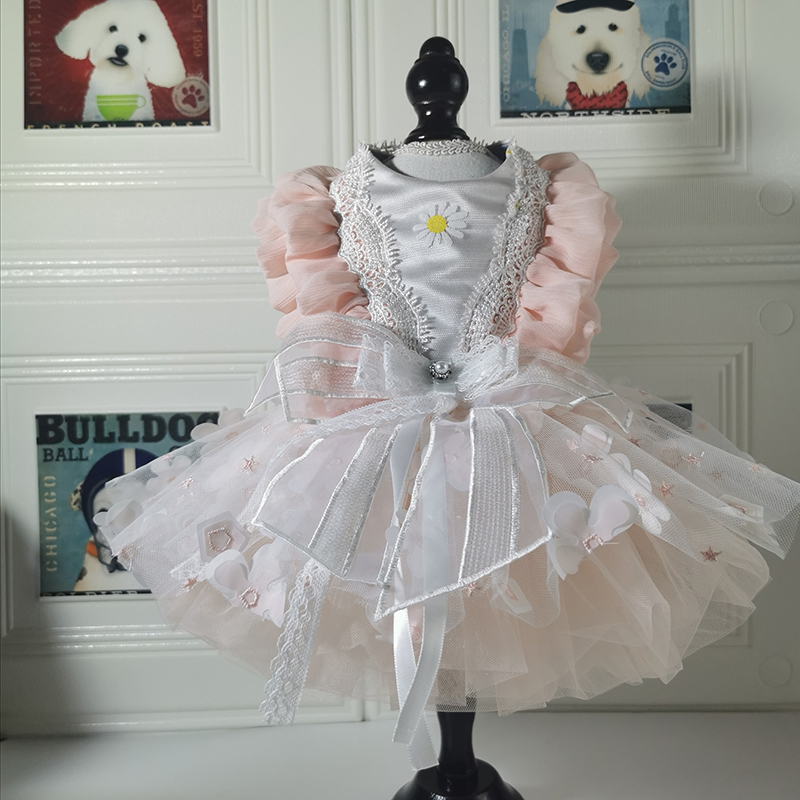 Free shipping handmade dog clothes dog dress classic pet cake skirt princess tutu cats outfit poodle Maltese yorkies drop shipping, Pink
Free shipping handmade dog clothes dog dress classic pet cake skirt princess tutu cats outfit poodle Maltese yorkies drop shipping, Pink