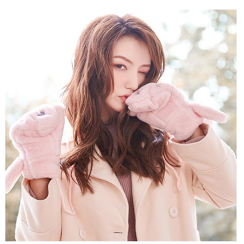 Cute Women Gloves Cartoon Animal Fur Winter Gloves For Women Soft Warm Thicken And Mittens Fashion Girls Mittens
Cute Women Gloves Cartoon Animal Fur Winter Gloves For Women Soft Warm Thicken And Mittens Fashion Girls Mittens