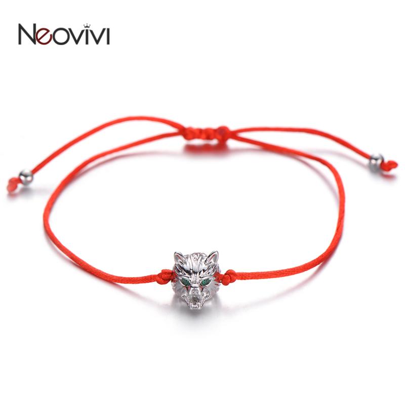 Neovivi CZ Leopard Head Bead Bracelet Men DIY Handmade Hip Hop Black Red Rope String Bracelets Animal Jewelry Pulseira Masculina
Neovivi CZ Leopard Head Bead Bracelet Men DIY Handmade Hip Hop Black Red Rope String Bracelets Animal Jewelry Pulseira Masculina