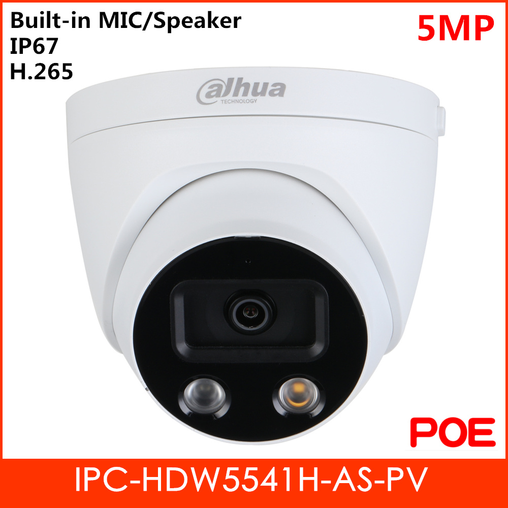 Pro-AI Series 5MP IR Eyeball Network IP Camera Built-in MIC and Speaker H.265 IR Distance 50m Support SD Card
Pro-AI Series 5MP IR Eyeball Network IP Camera Built-in MIC and Speaker H.265 IR Distance 50m Support SD Card