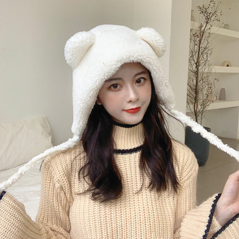 Hat cute bear ears hairy soft girl Baotou hat children autumn winter Korean version of Japanese warm ear protection, Pink
Hat cute bear ears hairy soft girl Baotou hat children autumn winter Korean version of Japanese warm ear protection, Pink