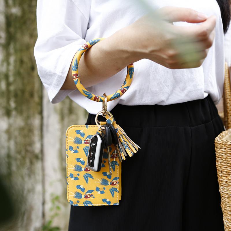 2020 New Hot Sell Keychain Card Bag for Women Men Flower Snake Wallet PU Leather Tassel Kabaw Fashion Bracelet Keychain Jewelry
2020 New Hot Sell Keychain Card Bag for Women Men Flower Snake Wallet PU Leather Tassel Kabaw Fashion Bracelet Keychain Jewelry