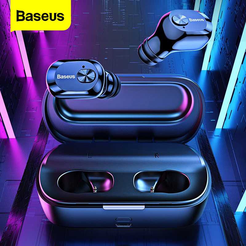 Baseus 5.0 Bluetooth Earphone Wireless Headphones True Wireless With Mic Handsfree In-Ear Headset For
Baseus 5.0 Bluetooth Earphone Wireless Headphones True Wireless With Mic Handsfree In-Ear Headset For