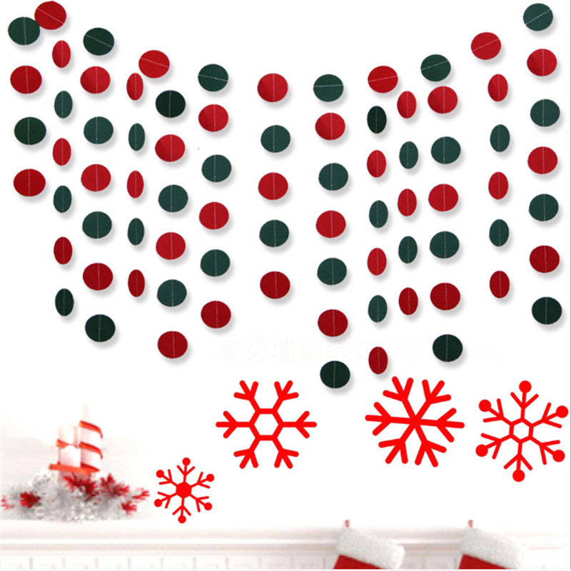 Twinkle Round Paper Garland Merry Christmas Decorations for Home New Year Natal ChristmasTree Ornaments Garland Kerst Navidad
Twinkle Round Paper Garland Merry Christmas Decorations for Home New Year Natal ChristmasTree Ornaments Garland Kerst Navidad