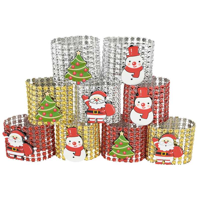 5pcs Red Gold Silver Napkin Ring Chairs Buckles Cute Xmas Tree Santa Snowman Rhinestone Bow Holder Christmas Party Table Decor 7
5pcs Red Gold Silver Napkin Ring Chairs Buckles Cute Xmas Tree Santa Snowman Rhinestone Bow Holder Christmas Party Table Decor 7