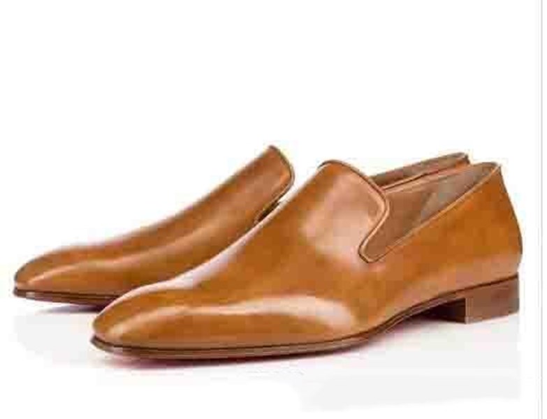 Gentleman Party Bussiness Dress Slip On Loafers Shoes Dandelion Sneaker Red Bottom Oxford Luxury Men's Leisure Fashion Flat