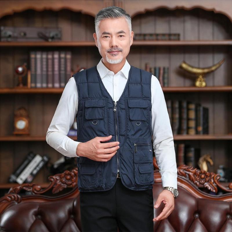 5XL New Male Casual Autumn Winter Big Size Cotton Sleeveless Vest Multiple pockets Men's Vest Men Thicken Waistcoat, Army green
5XL New Male Casual Autumn Winter Big Size Cotton Sleeveless Vest Multiple pockets Men's Vest Men Thicken Waistcoat, Army green