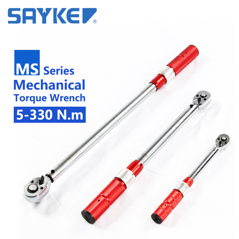 SAYKE Adjustable Torque Wrench 5-330N.m 1/4 3/8 1/2 in Square Drive High Accuracy Torque Spanner Car Motorcycle Bike Hand Tools
SAYKE Adjustable Torque Wrench 5-330N.m 1/4 3/8 1/2 in Square Drive High Accuracy Torque Spanner Car Motorcycle Bike Hand Tools