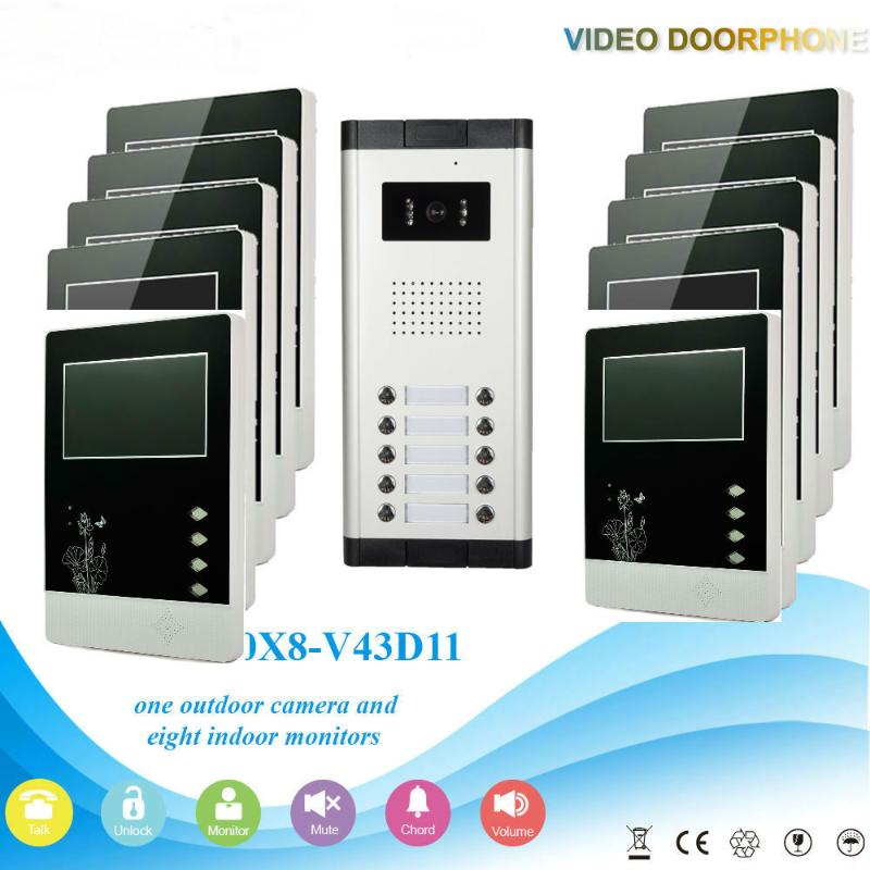 SmartYIBA Video Door Phone 3/4/5/6/8/10 Multi Units Apartments Color Monitor Doorbell Home Video Intercom
SmartYIBA Video Door Phone 3/4/5/6/8/10 Multi Units Apartments Color Monitor Doorbell Home Video Intercom