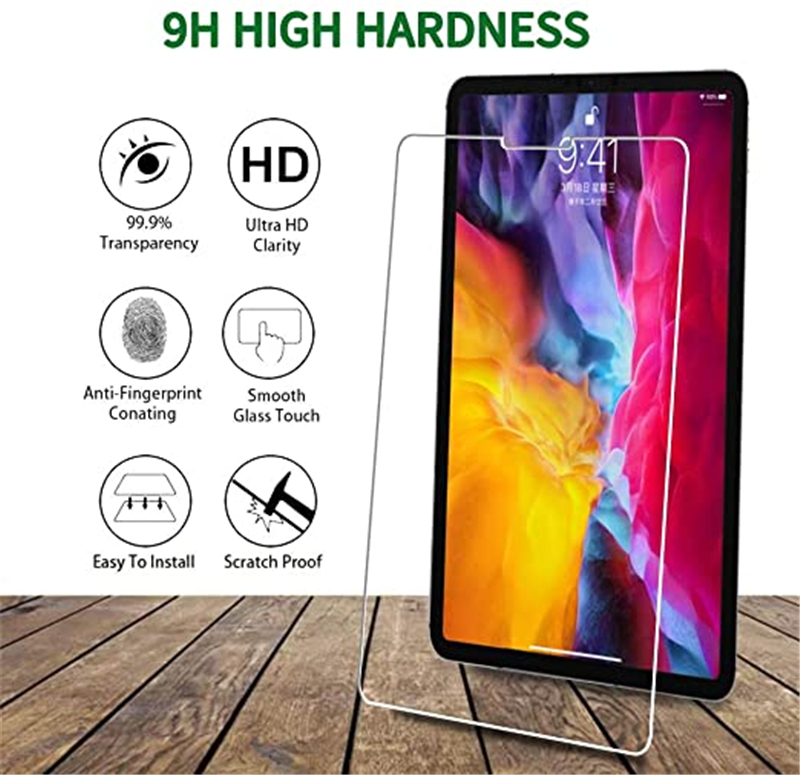 For IPad 11th 2025 Tempered Glass 9H Clear Screen Protectors for IPad Pro 13 inch 11inch 12.9 Air 2024 10.2 10.9 Mini 7 6 5 4 3 2 Mini6 8.3inch 10th W