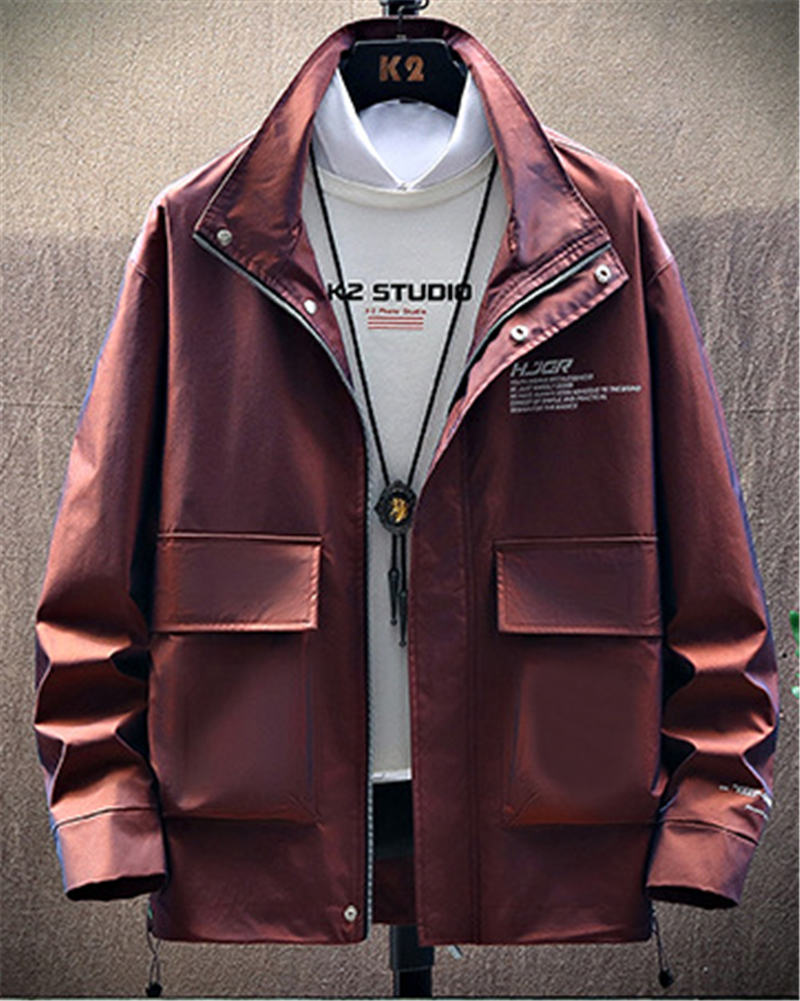 Men's Jacket Hooded New Stylish Fashion Jacket Reflective Colorful 2020 New Spring and Autumn Lapel Neck Jacket Men's tops 2 Colors M-4XL, Red
Men's Jacket Hooded New Stylish Fashion Jacket Reflective Colorful 2020 New Spring and Autumn Lapel Neck Jacket Men's tops 2 Colors M-4XL, Red