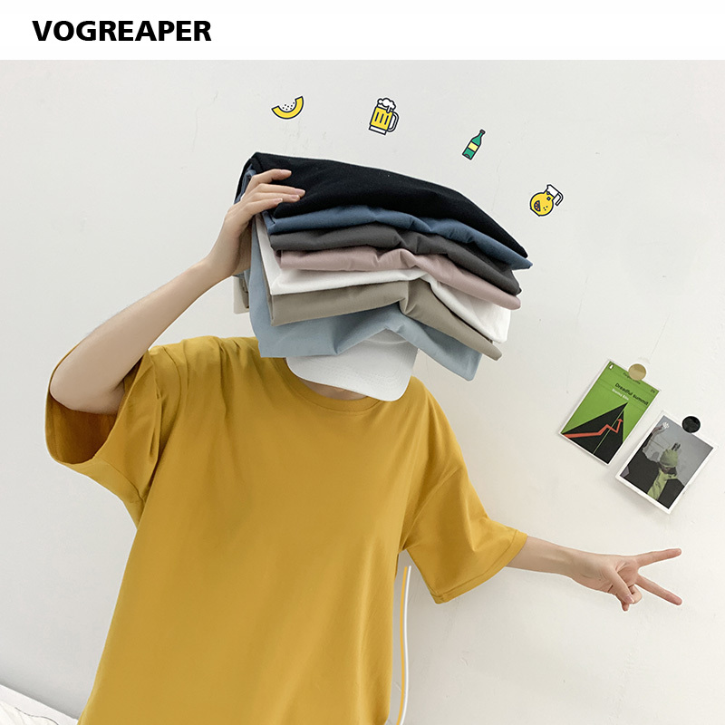 Summer New 100% Cotton Men' Casual O-Neck Short Sleeve T Shirts Harajuku Basic Pullovers 8 Colors Tops Tees, Black
Summer New 100% Cotton Men' Casual O-Neck Short Sleeve T Shirts Harajuku Basic Pullovers 8 Colors Tops Tees, Black