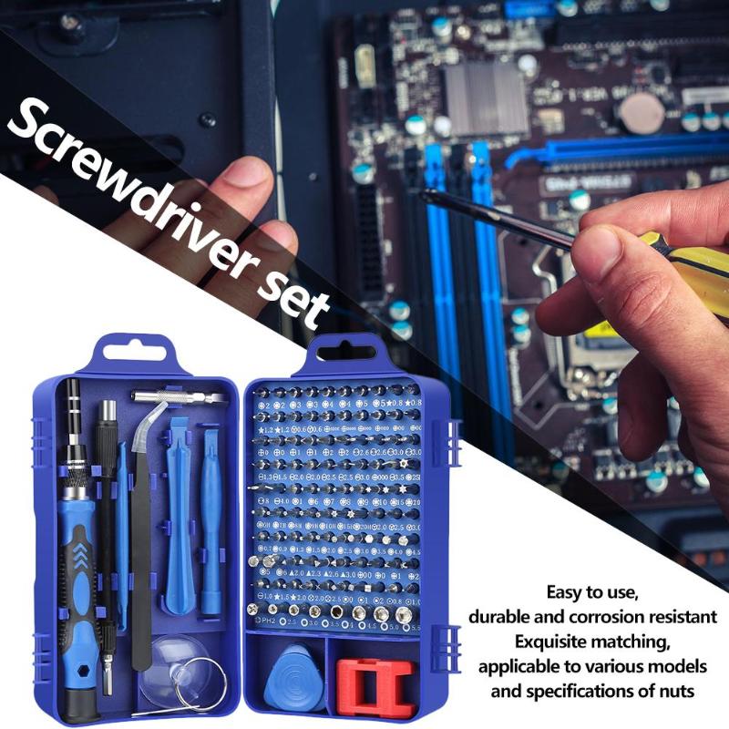 117 in 1 Multi-function Screwdriver Set for Phone Clock Maintenance Repair Tools Convenient Practical User-friendly Design
117 in 1 Multi-function Screwdriver Set for Phone Clock Maintenance Repair Tools Convenient Practical User-friendly Design